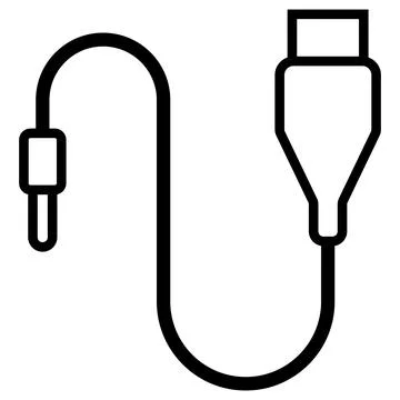 Cable icon vector Stock Illustration