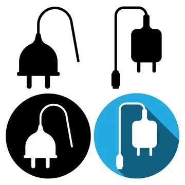 Cable icon vector Stock Illustration