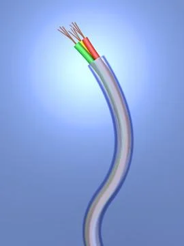 Cable. Illustrazione stock
