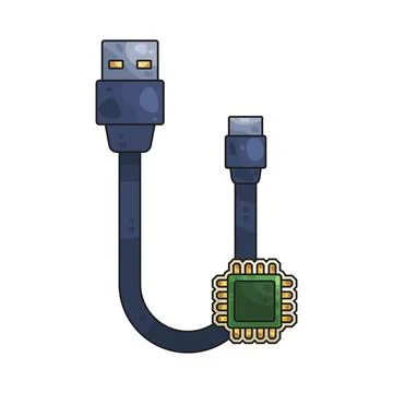 Cable illustration Stock Illustration