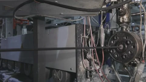 Cable insulation, cable insulation process in the factory. Cable Insulation Video stock 161353421