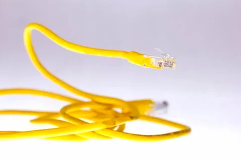 Cable internet. Stock Photos