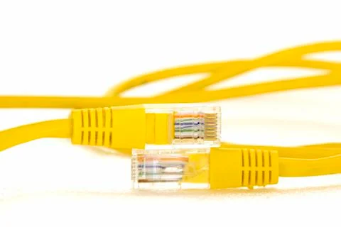 Cable internet. Stock Photos