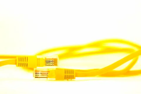 Cable internet. Stock Photos