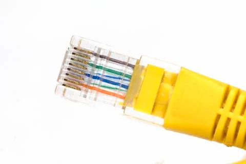 Cable internet. Stock Photos