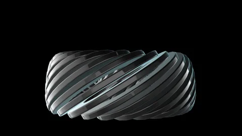 Cable isolated on black background Видео 241152535