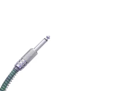Cable with jack for connection electric guitar,sound equipment Stock-Illustration