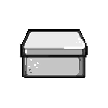 Cable junction box pixel art vector illustration Stock Illustration