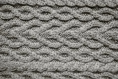 Cable knit pattern color of 2026 year cloud white Stock Photos