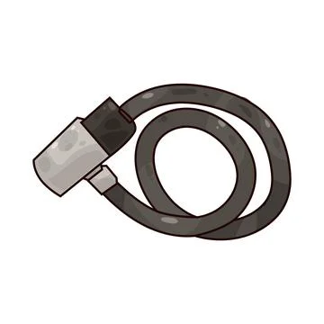 Cable Lock illustration Stock Illustration