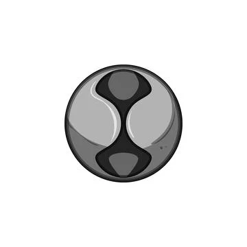 Cable management clip icon organizing wires Stock Illustration