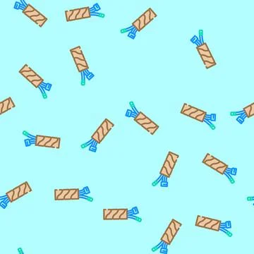Cable management system gaming rig vector seamless pattern Illustrazione stock