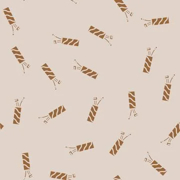 Cable management system gaming rig glyph vector seamless pattern Illustrazione stock