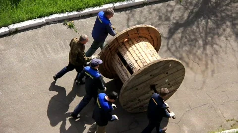 Cable mans Stock-Footage 698841