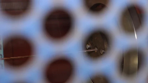 Cable manufacturing in a cable factory Stock Footage 128817093