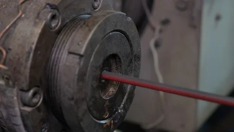 Cable manufacturing in a cable factory Stock Footage 128819098