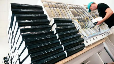 Cable modem testing and servicing Stock Photos