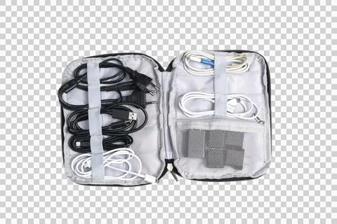 A cable organizer Stock Photos