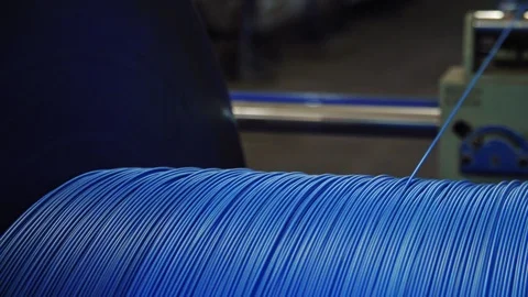 Cable plant, cable production 4k Stock Footage 101254516
