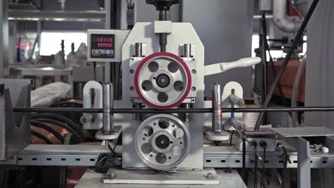 Cable production process, mechanism in a cable factory. Stock Footage 137798240