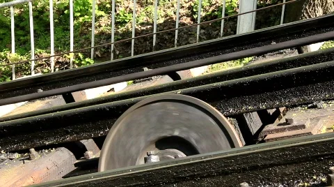 Cable railroad Stock Footage 703029