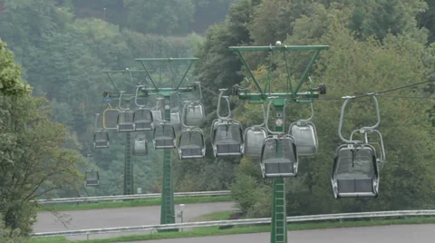 Cable railway Stock Footage 31748286