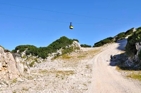 Cable railway Foto stock