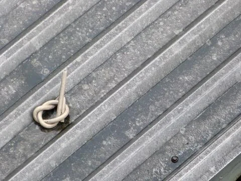 Cable on the Roof Stock Photos