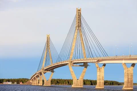 Cable-stayed bridge Stock Photos