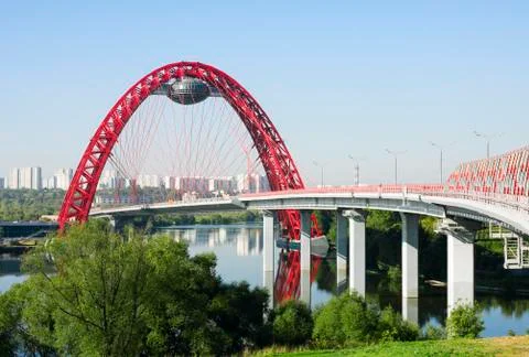 Cable-stayed bridge Stock Photos