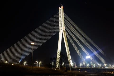 Cable-stayed bridge Stock Photos