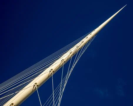 Cable stayed bridge Stock Photos
