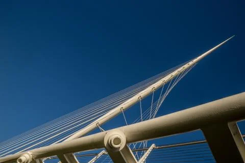 Cable stayed bridge Stock Photos