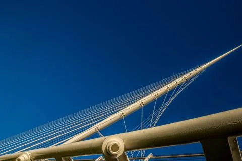 Cable stayed bridge Stock Photos