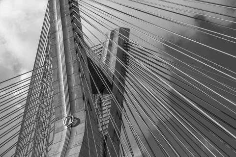 Cable-stayed bridge Stock Photos