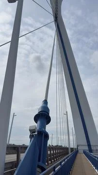 Cable Stayed Bridge Pylon Stock Photos