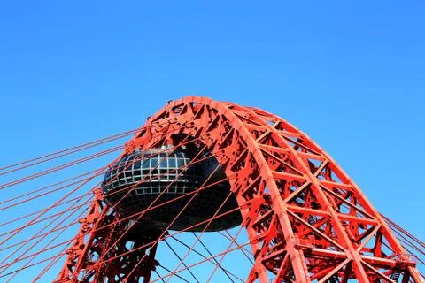 Cable-stayed truss Stock Photos