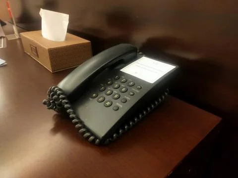 Cable telephone Foto stock