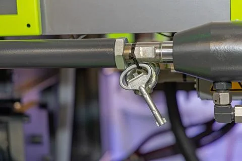 Cable Tie Machine Key Stockfoto's