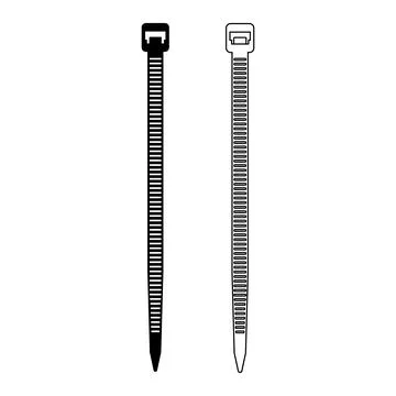 Cable ties icon Stock Illustration