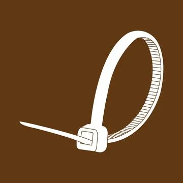 Cable ties icon Stock-Illustration