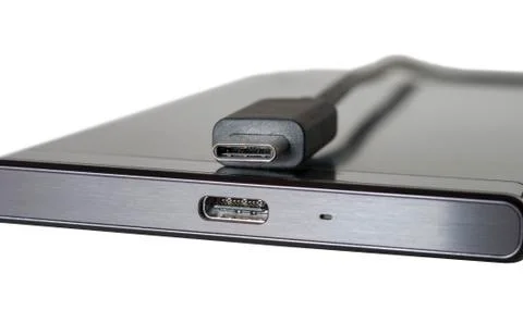 Cable usb type-C. Stock Photos