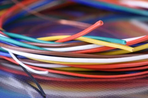 Cable used in electrical installation Stock-Fotos