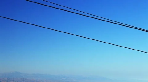 Cable way Stock Footage 8662285