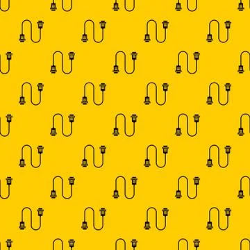 Cable wire computer pattern vector Stock Illustration