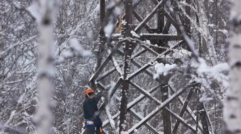 Cable works 7 Stock Footage 952623