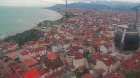Cablecar, blacksea, Turkey Stock Footage 64553518