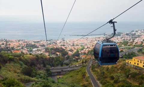 Cablecar madeira Fotos de archivo