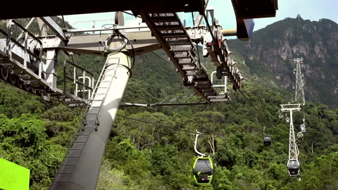 Cablecar mountain 库存影片 150126180