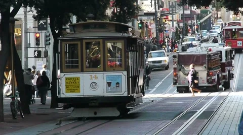 Cablecar sanfrancisco Video stock 1065840